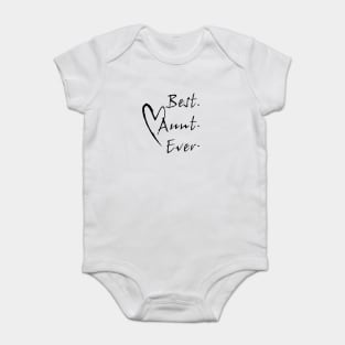 Best Aunt Ever, Aunt Gift, Aunt TShirt, Aunt Shirt, Aunt T Shirt, Gift for Aunt, World's Best Aunt, Favorite Aunt Baby Bodysuit